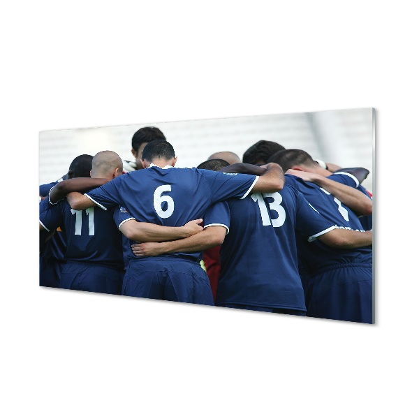 Cuadro de cristal Futbolistas