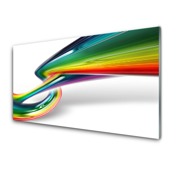 Cuadro de vidrio Abstracto arco iris arte