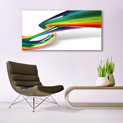 Cuadro de vidrio Abstracto arco iris arte