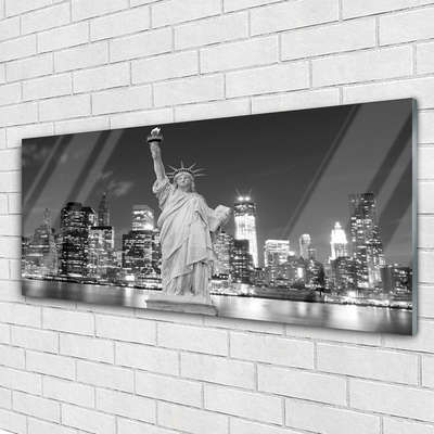 Cuadro de vidrio Estatua de libertad nueva york