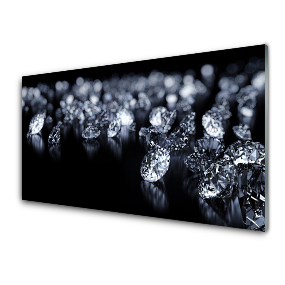 Cuadro de vidrio Diamantes arte
