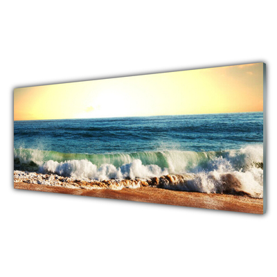 Cuadro de vidrio Océano playa paisaje