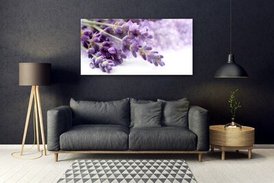 Cuadro de vidrio Flores para la pared