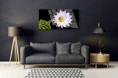 Cuadro de vidrio Flor para la pared