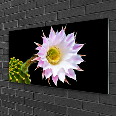 Cuadro de vidrio Flor para la pared