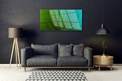 Cuadro de vidrio Abstracto hojas planta