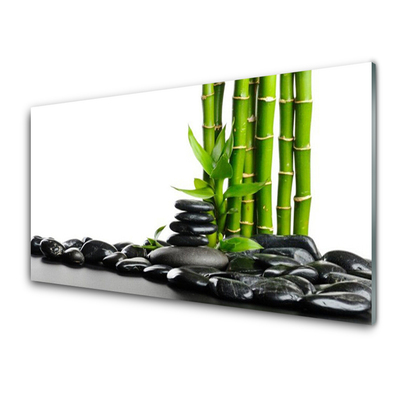 Cuadro de vidrio Bambú el gráfico precioso