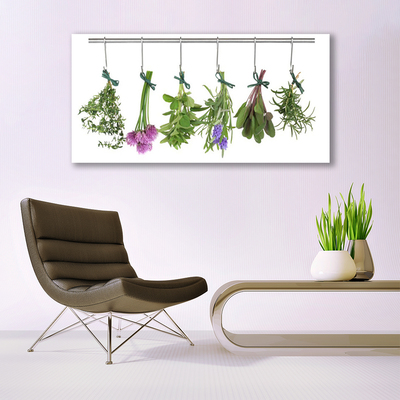 Cuadro de vidrio Flores planta naturaleza