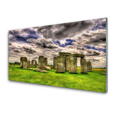 Cuadro de vidrio Stonehenge paisaje