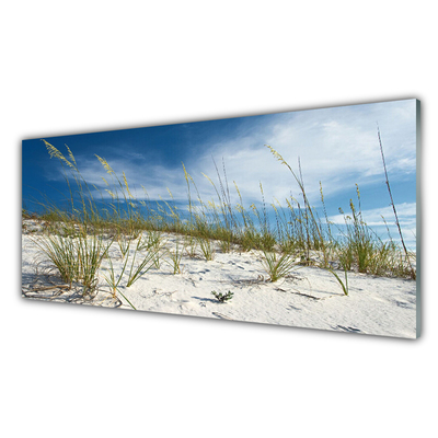Cuadro de vidrio Playa paisaje