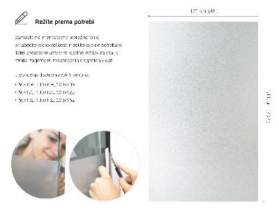 Vinilo ventana privacidad traslúcido