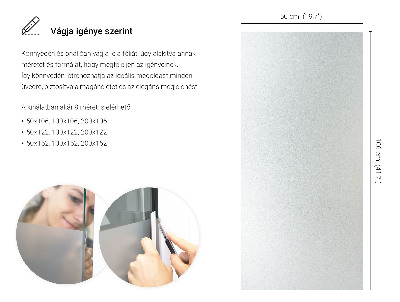 Vinilo ventana privacidad traslúcido