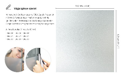 Vinilo ventana privacidad traslúcido