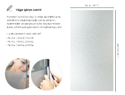 Vinilo ventana privacidad traslúcido