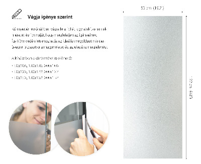 Vinilo ventana privacidad traslúcido