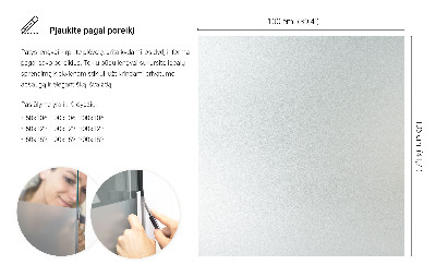 Vinilo ventana privacidad traslúcido