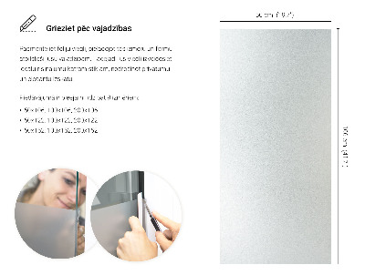 Vinilo ventana privacidad traslúcido