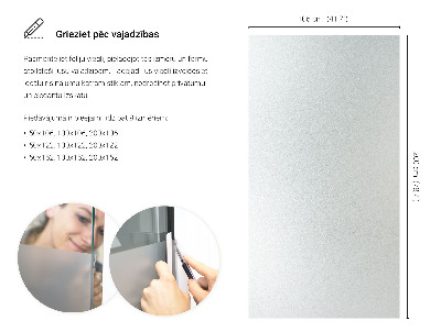 Vinilo ventana privacidad traslúcido