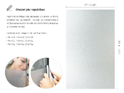 Vinilo ventana privacidad traslúcido