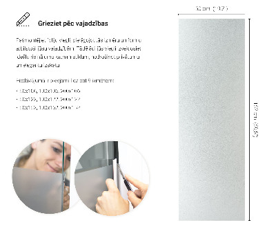 Vinilo ventana privacidad traslúcido