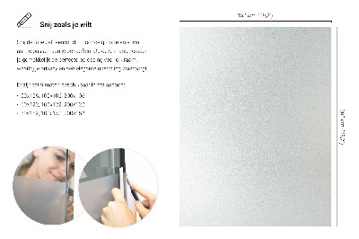 Vinilo ventana privacidad traslúcido