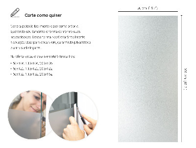 Vinilo ventana privacidad traslúcido