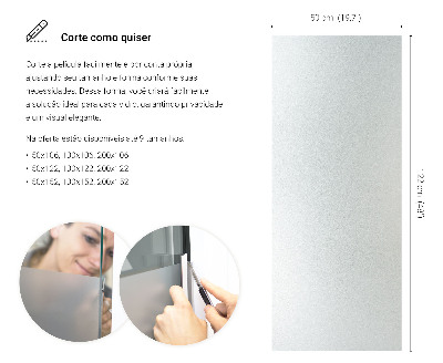 Vinilo ventana privacidad traslúcido