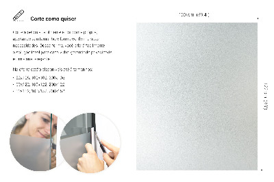 Vinilo ventana privacidad traslúcido