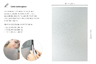 Vinilo ventana privacidad traslúcido