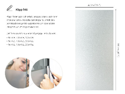 Vinilo ventana privacidad traslúcido