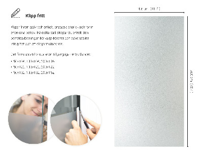 Vinilo ventana privacidad traslúcido