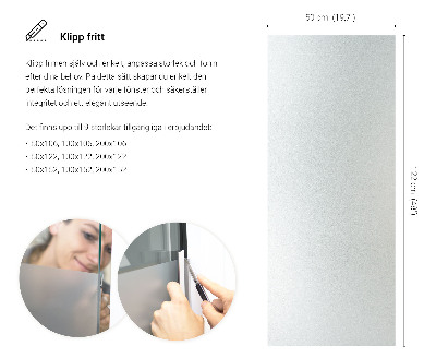 Vinilo ventana privacidad traslúcido