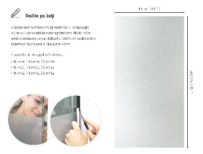 Vinilo ventana privacidad traslúcido