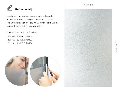 Vinilo ventana privacidad traslúcido