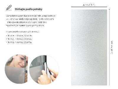 Vinilo ventana privacidad traslúcido