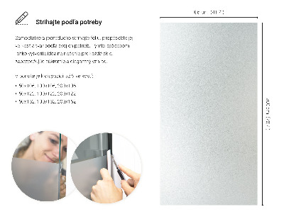 Vinilo ventana privacidad traslúcido