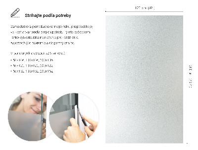 Vinilo ventana privacidad traslúcido