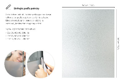 Vinilo ventana privacidad traslúcido