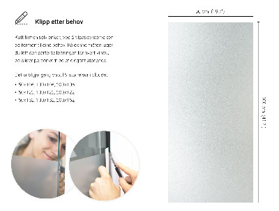 Vinilo ventana privacidad traslúcido