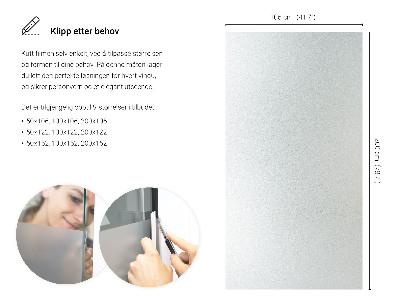 Vinilo ventana privacidad traslúcido