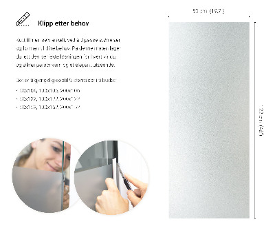 Vinilo ventana privacidad traslúcido