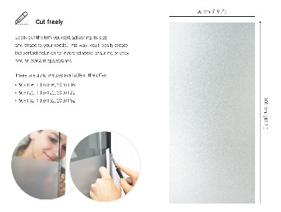 Vinilo ventana privacidad traslúcido