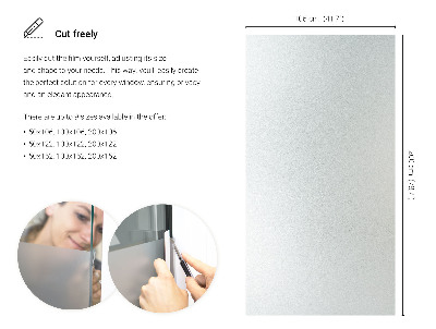 Vinilo ventana privacidad traslúcido