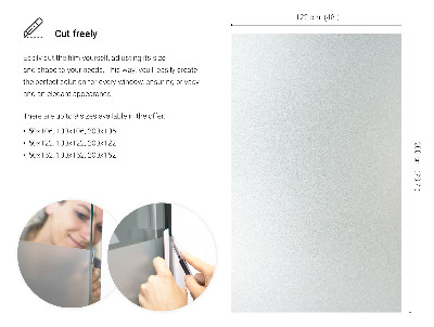 Vinilo ventana privacidad traslúcido