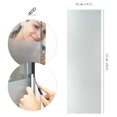 Vinilo ventana privacidad traslúcido