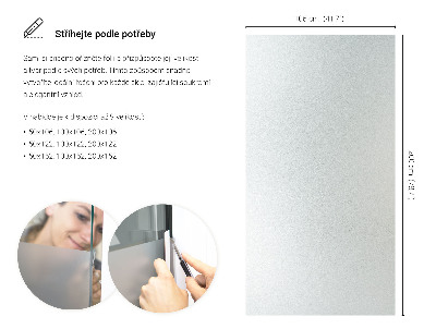 Vinilo ventana privacidad traslúcido