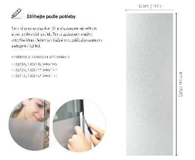 Vinilo ventana privacidad traslúcido