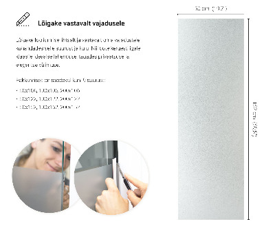 Vinilo ventana privacidad traslúcido