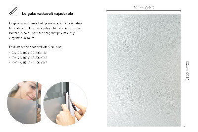 Vinilo ventana privacidad traslúcido