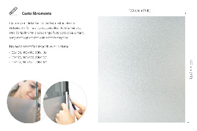 Vinilo ventana privacidad traslúcido